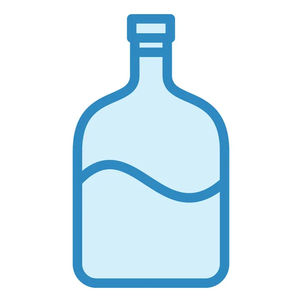 Μπουκάλι Web Εικονίδιο Απλό Σχεδιασμό — Διανυσματικό Αρχείο