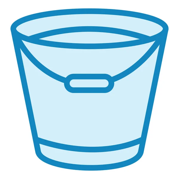 Bucket Modern Icon Vector Illustration — Stok Vektör