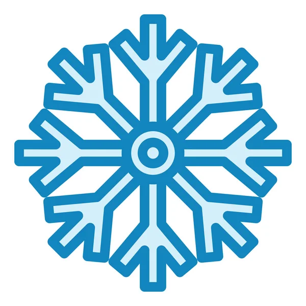 雪花现代图标矢量插图 — 图库矢量图片