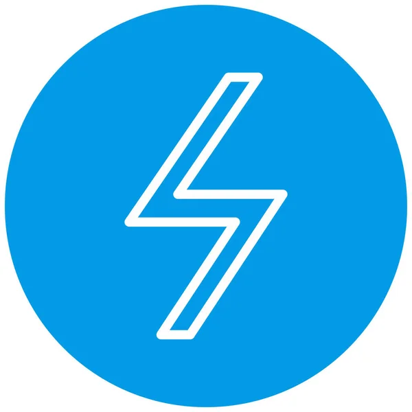 Vector Illustration Lightning Icon — Stock Vector