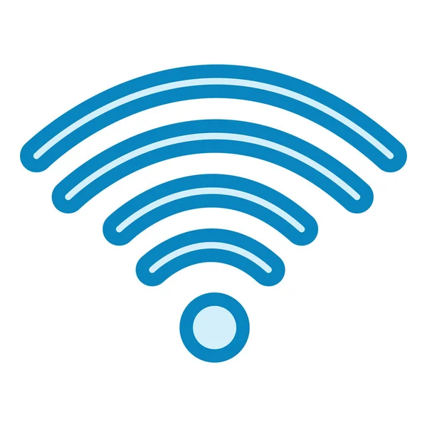 Wifi Modern Icon Vector Illustration — Stockvektor