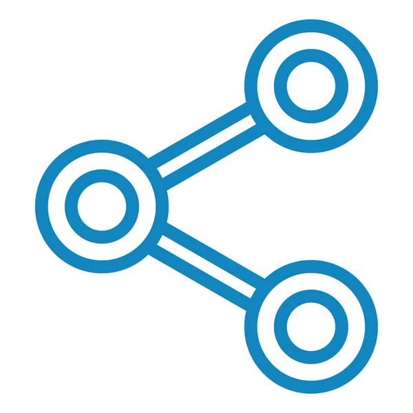Aktie Web Symbol Einfache Illustration — Stockvektor