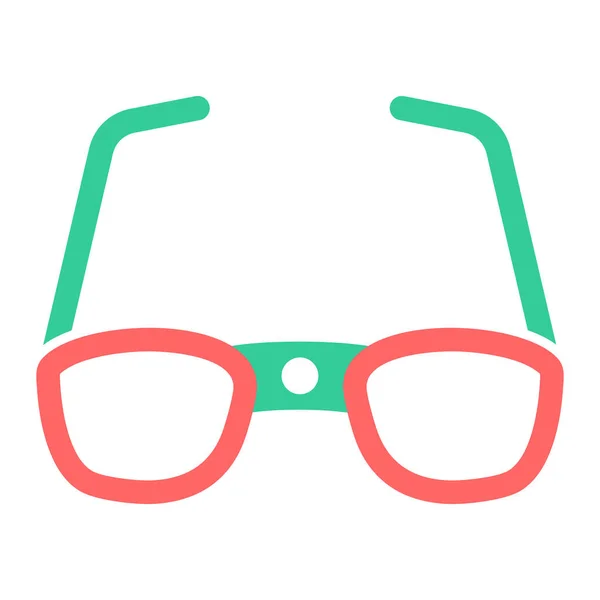 Gafas Icono Web Ilustración Simple — Vector de stock