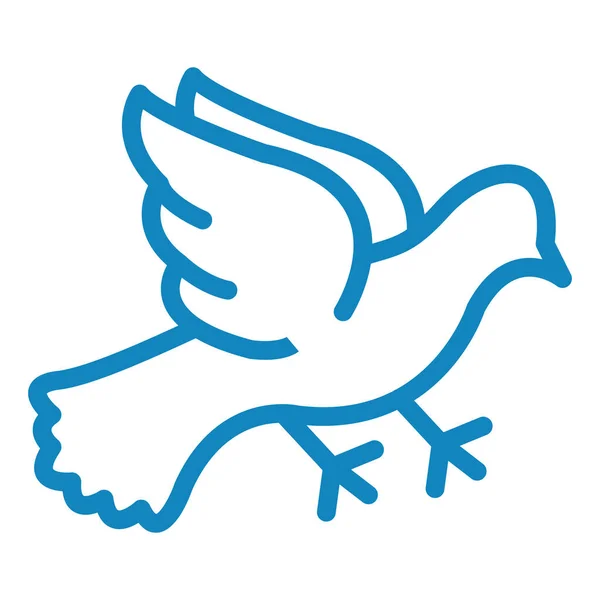 Taube Web Symbol Einfache Illustration — Stockvektor