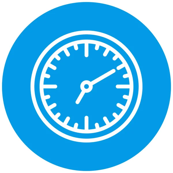 Uhr Ikone Isoliert Auf Abstraktem Hintergrund — Stockvektor