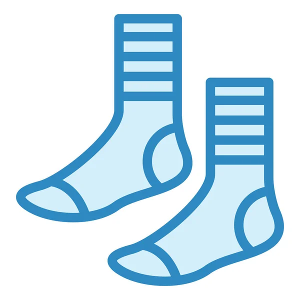 Çoraplar Modern Simge Vektör Illüstrasyonu — Stok Vektör