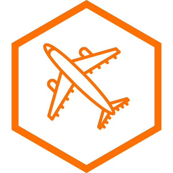 Значок Літака Векторні Ілюстрації — стоковий вектор