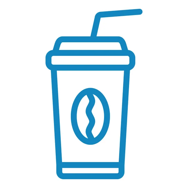 Kaffee Web Symbol Einfache Illustration — Stockvektor