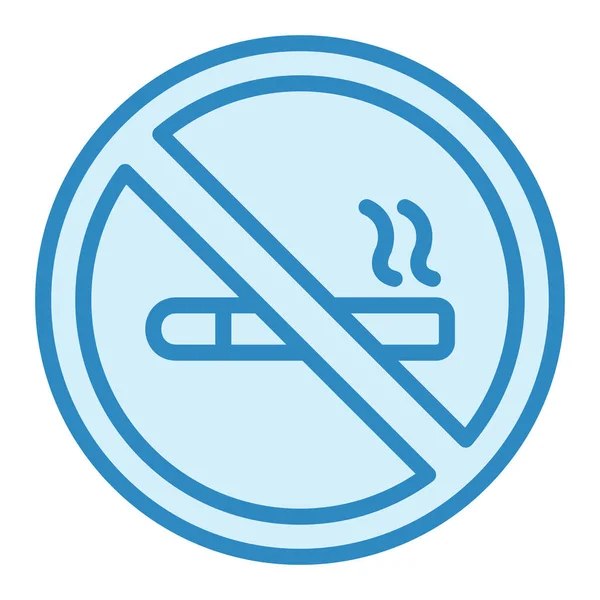 Zákaz Kouření Moderní Ikony Vektorové Ilustrace — Stockový vektor
