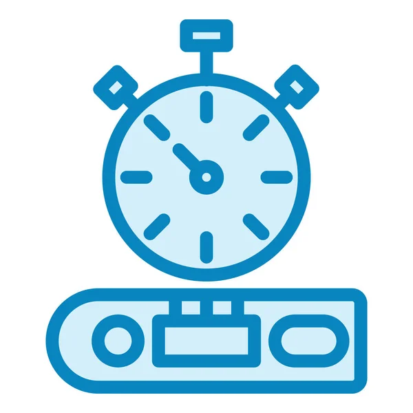 Stopwatch Icono Vector Ilustración — Vector de stock