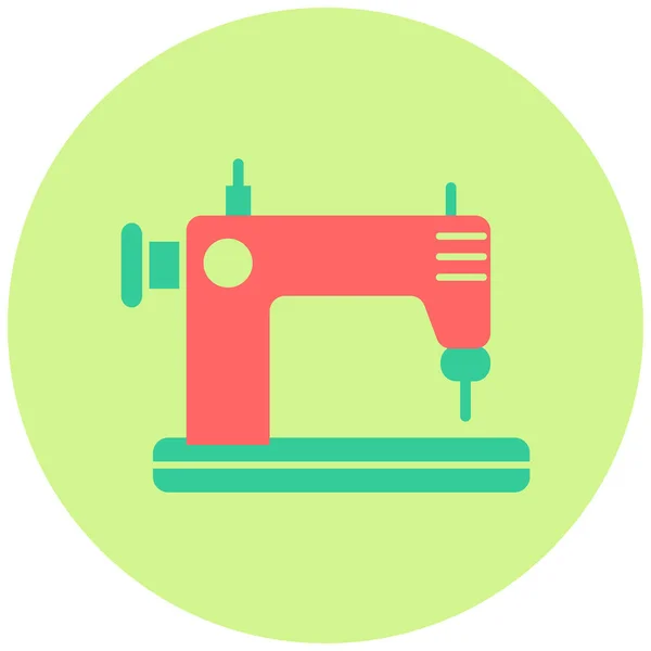 Швейная Машинка Простая Иллюстрация — стоковый вектор