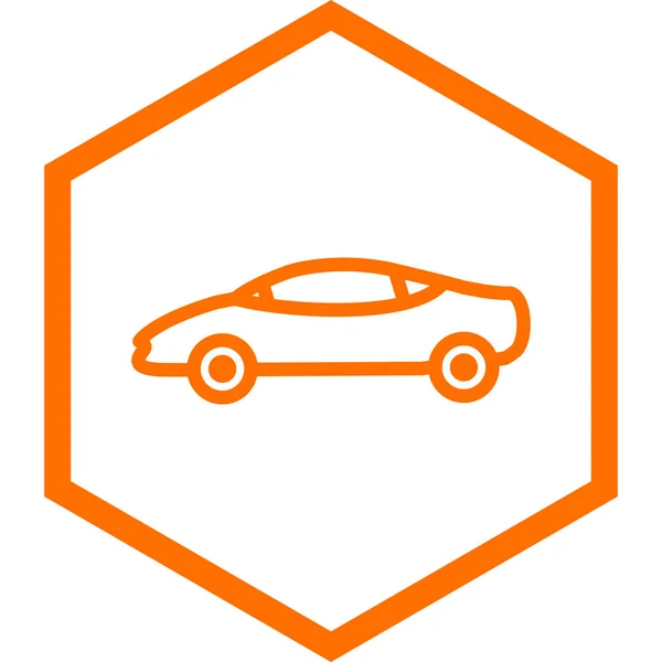 Car Vector Icon Modern Simple Illustration — Vector de stock