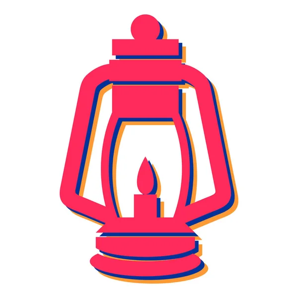 Laternen Symbol Einfache Illustration Von Kerzenvektorsymbolen Für Das Web — Stockvektor