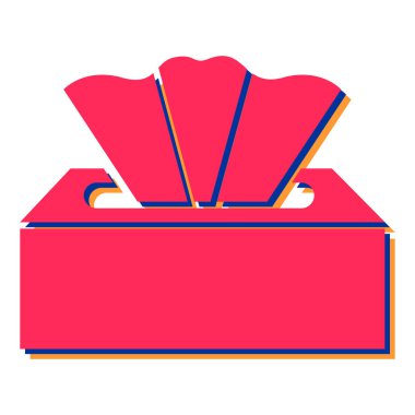 Bir hediye kutusunun vektör illüstrasyonu