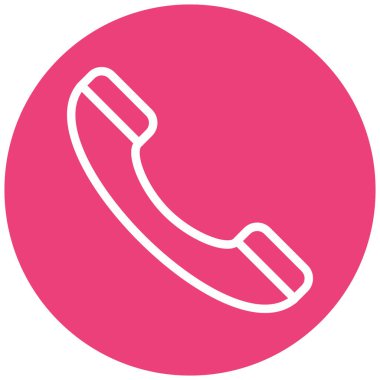 - Telefon. Web simgesi basit illüstrasyon