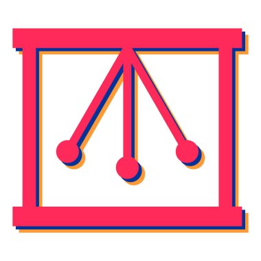 Modern b 'nin vektör illüstrasyonu eksik simgesi