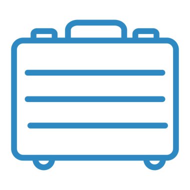 Çanta. Web simgesi basit tasarım