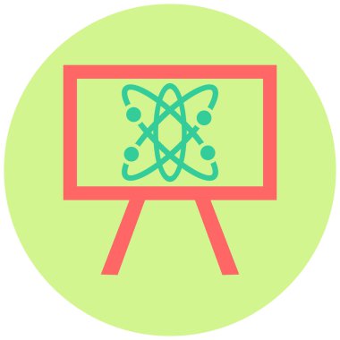 Karatahta simgesinin vektör illüstrasyonu