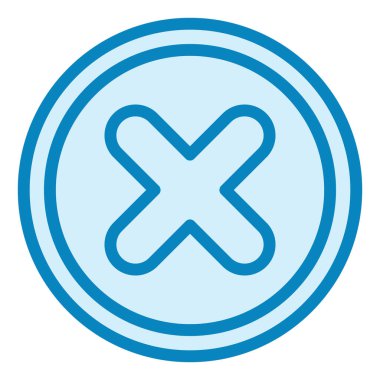 İptal et. Web simgesi basit tasarım 