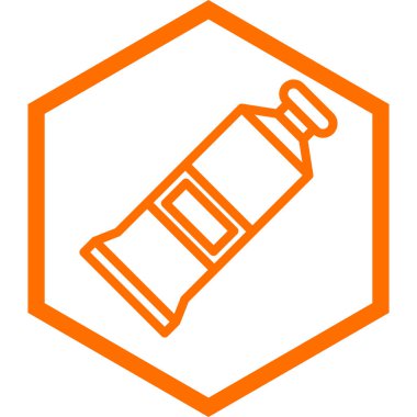 Bir şişe simgesinin vektör illüstrasyonu