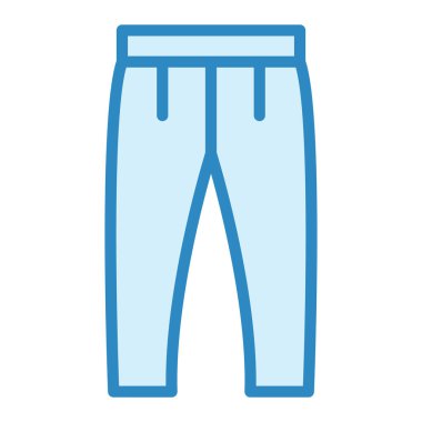 pantolon modern simge vektör illüstrasyonu 