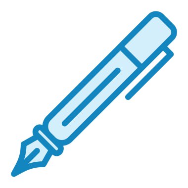 Kalem. Web simgesi basit illüstrasyon