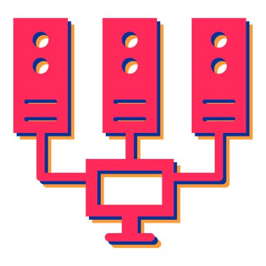 ağ paylaşım simgesi çizimi