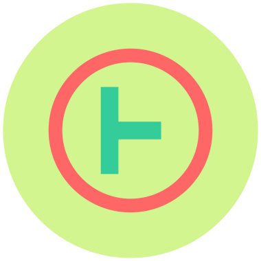 Yan yol sağ. Web simgesi basit tasarım