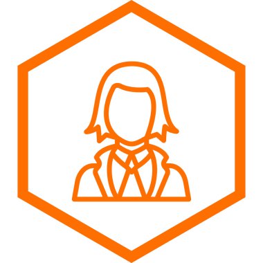 avatar. Web simgesi basit illüstrasyon