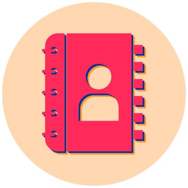 Kitap. Web simgesi basit illüstrasyon