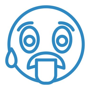 yüz maskesi simgesi, vektör illüstrasyonu