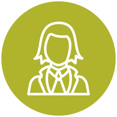 avatar. Web simgesi basit illüstrasyon