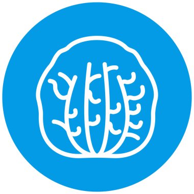 Tek bir simgenin vektör illüstrasyonu