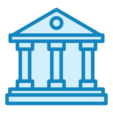 Banka Binası. vektör çizim