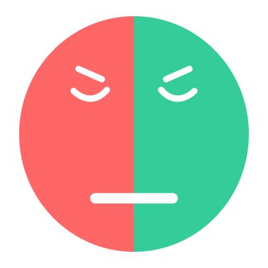  emoji simgesi, vektör illüstrasyonu basit tasarım