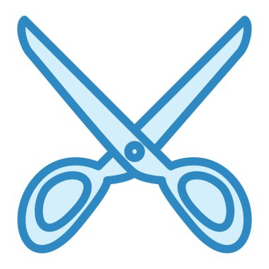 makas simgesi vektör illüstrasyonu