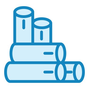 Modern simge vektör resimlemesini borula