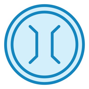 Dar Köprü Modern simge vektör illüstrasyonunu imzala  