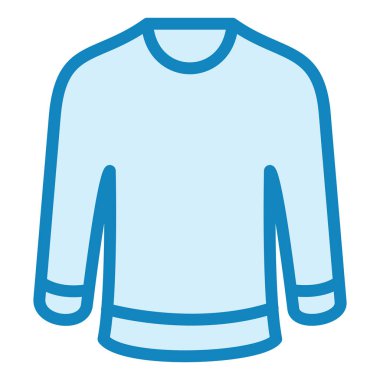 Hokey gömleği modern ikon vektör illüstrasyonu 