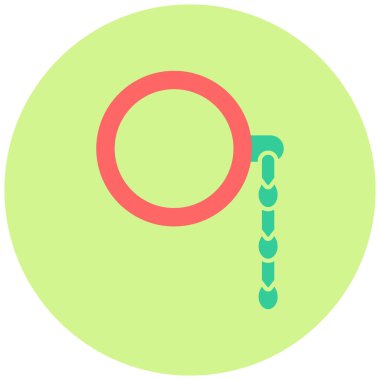 Monocle simgesinin vektör illüstrasyonu