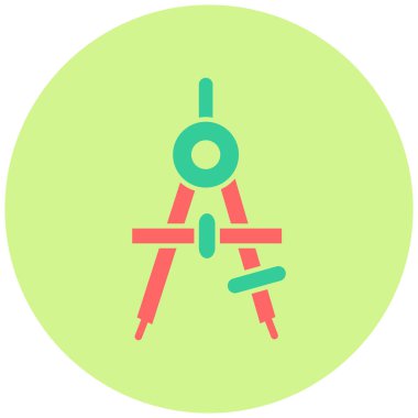 Pusula. Web simgesi vektör illüstrasyonu 