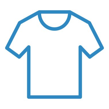 t-shirt simgesi, vektör illüstrasyonu