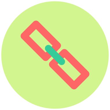 Bağlantı. Web simgesi basit illüstrasyon