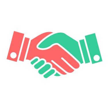 El sıkışma simgesi vektör illüstrasyonu