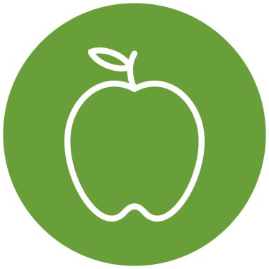 Apple modern simge vektör illüstrasyonu