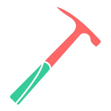 Çekiç. Web simgesi basit illüstrasyon