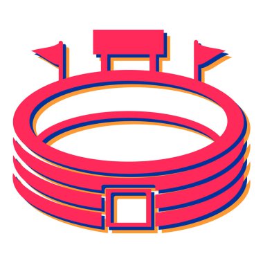 Modern b 'nin vektör illüstrasyonu simge unsurundan yoksun. spor, spor, turizm, tatil, şampiyonluk için uygun