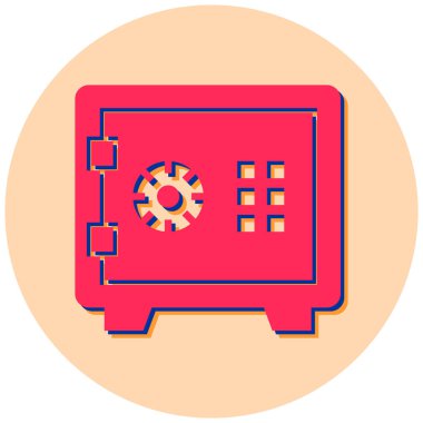 Dolap. Web simgesi basit illüstrasyon