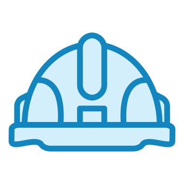 Miğfer. Web simgesi basit illüstrasyon