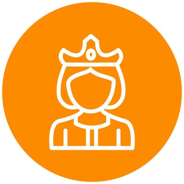 Bir polis simgesinin vektör illüstrasyonu